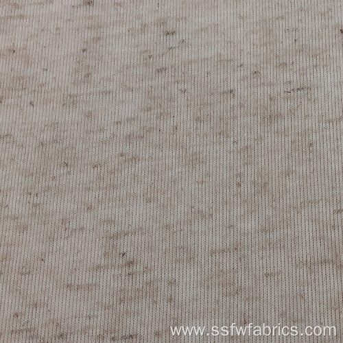 Knitted Plain Style Wholesale Linen Jersey Fabric